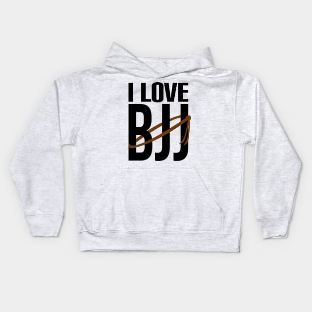 bjj brown belt Kids Hoodie by fighterswin